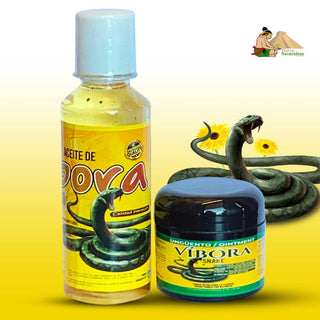 Combo Aceite y Ungüento de Víbora 100% Natural para Dolor Articular
