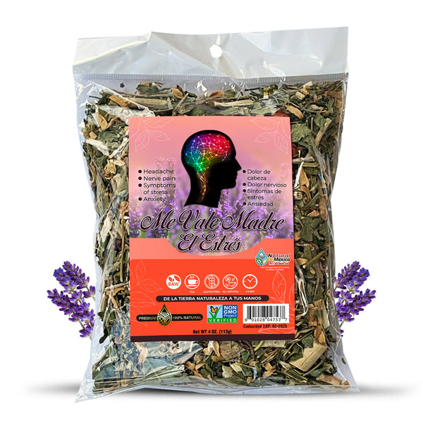 Me Vale Madre el Estrés Compuesto Herbal Tea Mezcla de Plantas para el Estrés