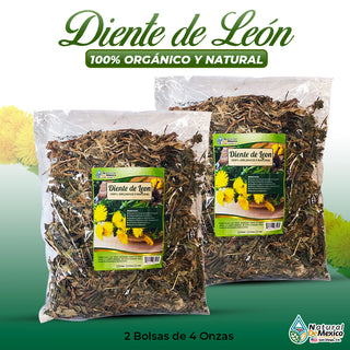 Diente de Leon Tea 8 oz-227g (2/4 oz) Dandelion Leaf & Root
