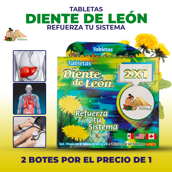Cápsulas de Extracto de Diente de León