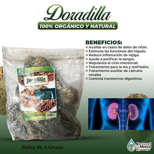 Doradilla Herbal/Tea 4 oz-113g. Jericho Flower, Kidney Cleanse Detox