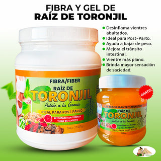 Fibra Raíz de Toronjil Super Reforzada Quema Grasa + Raíz de Tejocote