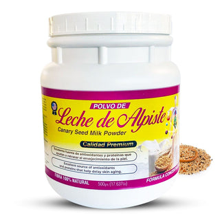 Polvo de Leche de Alpiste Fibra Natural Canary Seeds Milk Power