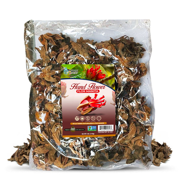 Flor de Manita Herb Tea 4 oz. 113 grams Devils Hand Flower Chiranthodendron
