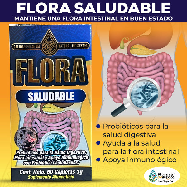 Suplemento Flora Saludable 60 Capletas