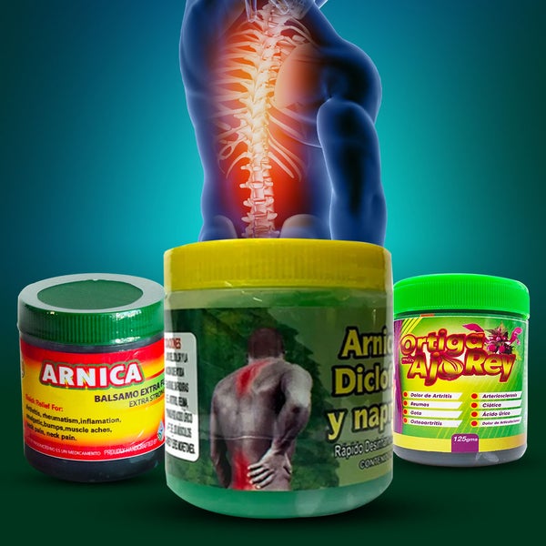 Geles de Arnica y Ortiga para el Dolor
