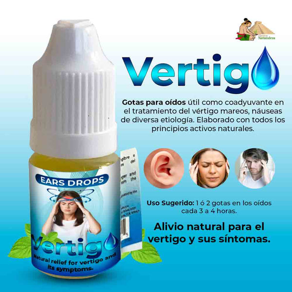 Gotas para Oídos Contra el Vértigo 100% Natural