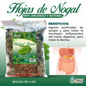 Hojas de Nogal Herb Tea 4 oz. 113 gr. Walnut Organic Leaves