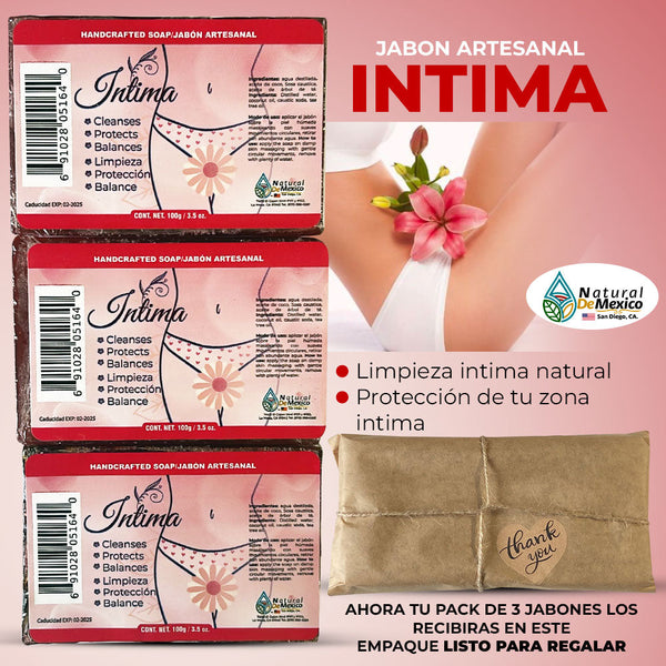 Intimate Artisan Bar Soap Natural Intimate Cleansing Protection in your Intimate Zone
