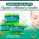 Jabón de Eucalipto 100% Natural Hecho a Mano Pack de 3
