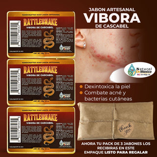 Jabon Liquido de Vibora de Cascabel Barra