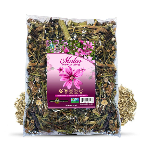 Malva Mallow Herb Tea 4 oz. 113 grams 100% Natural Mexican Malva Tea