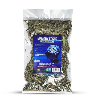 Memoria Tea 4 oz. 113gr. Vitaminas para el cerebro, Concentracion y enfoque