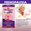 Suplemento Natural Menopausia 60 Tabs. Antes, Durante y Después de la Menopausia