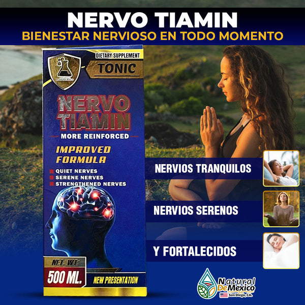 Nervo Tiamin Drinkable Tonic 500 ml. Nerve Issues Supplement
