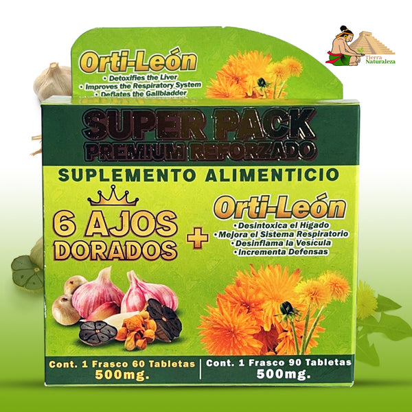 Suplemento Orti-Leon Ortiga Reforzado con Diente de Leon 150 Tabletas