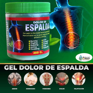 Dolor de Espalda Gel Big 250 Gr Dolor Articular RIgidez Inflamacion Dolor en General