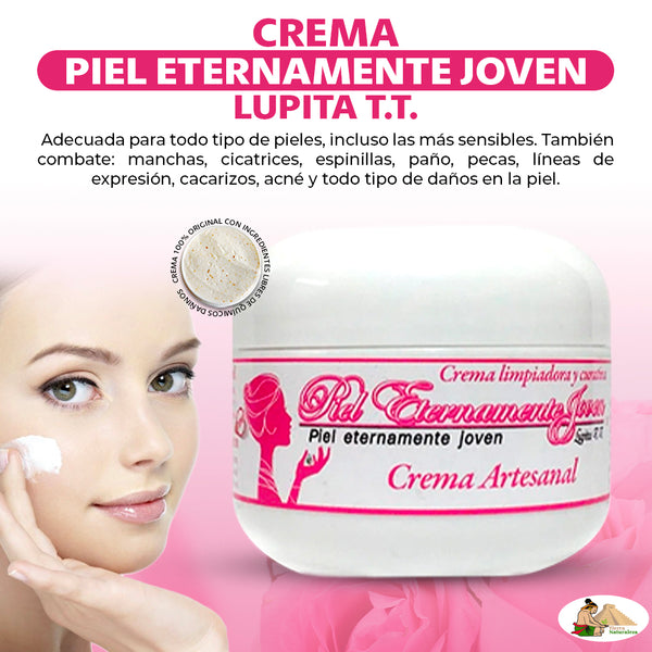 Crema Piel Eternamente Joven Lupita TT Combo de 5