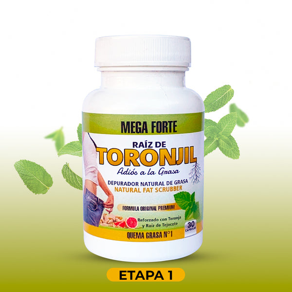 Raíz de Toronjil Super Reforzada Etapa 1 Adiós Grasa 30 Cápsulas