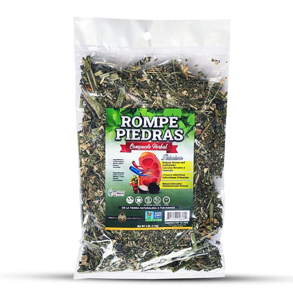 Rompe Piedras Compound Herbal Tea 4 oz. 113 grams Stonebreaker Tea