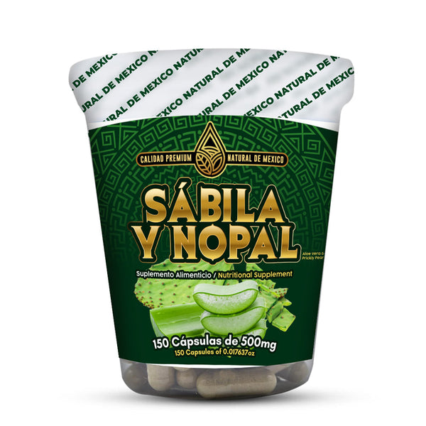 Suplemento en Sabila y Nopal Supplement 150 Capsulas
