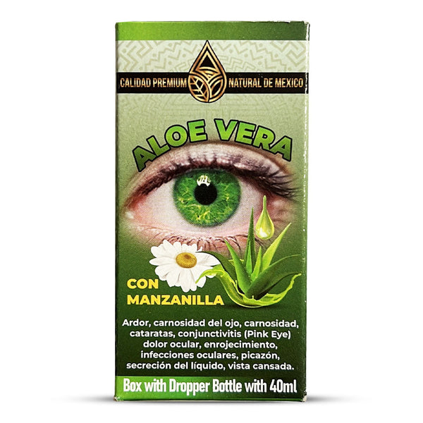Gotas de Sabila Aloe Vera con Manzanilla 40ml Extra Grande