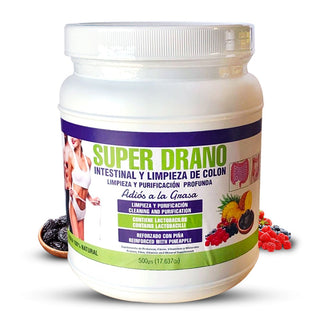 Super Drano Intestinal y Limpieza de Colon Fibra Limpieza y Purificación
