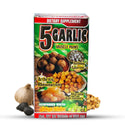 5 Garlic Natural Supplement Reinforced with Ginkgo Biloba 90 Garlic Tabs.