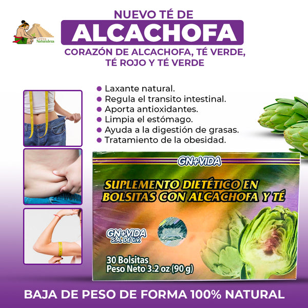 Té de Alcachofa GN+Vida 30 Sobres