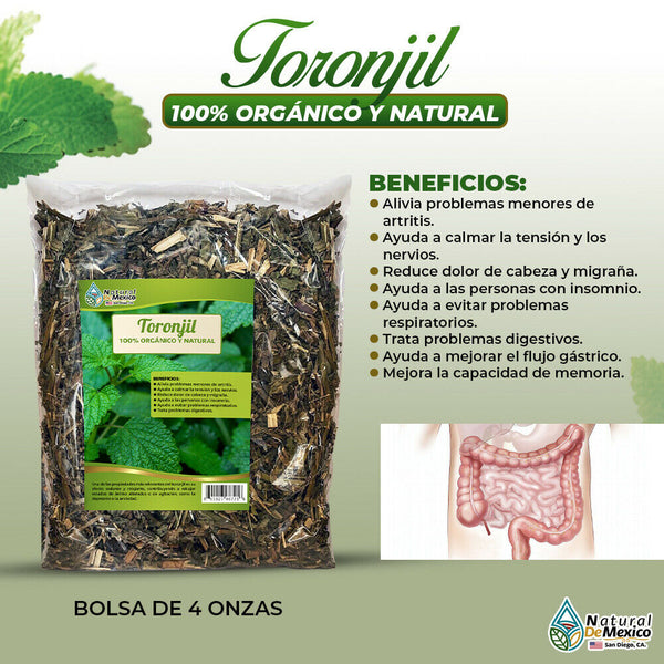 Toronjil (lemon Balm) Hierba Tea 4 oz. 113 gr.
