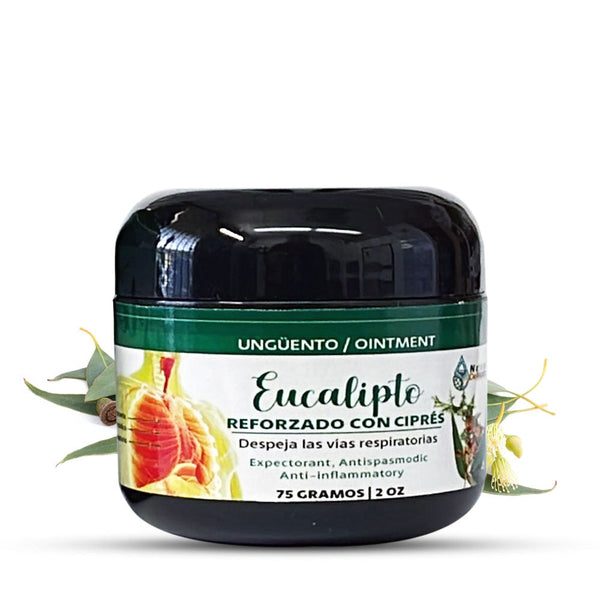 Eucalyptus Ointment Reinforced with Natural Cypress from Mexico