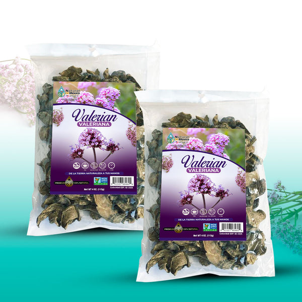 Valeriana Té 8 oz-227g (2/4 oz) Valerian Root Relaxation Tea