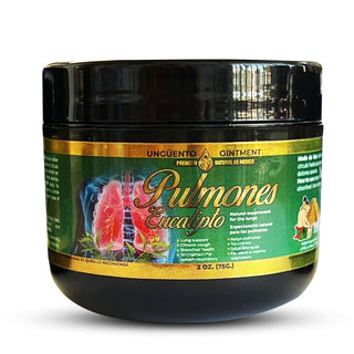 5 Pack Unguento Pulmones Eucalipto Expectorante Pulmonar Natural 2 Oz.