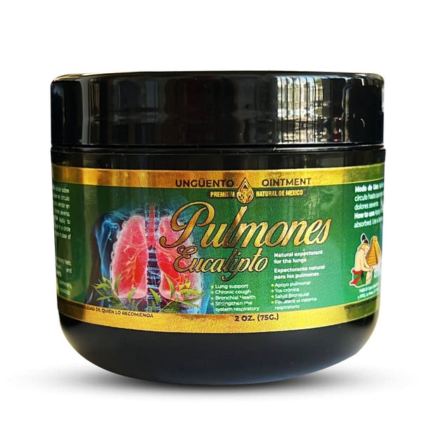 5 Pack Unguento Pulmones Eucalipto Expectorante Pulmonar Natural 2 Oz.
