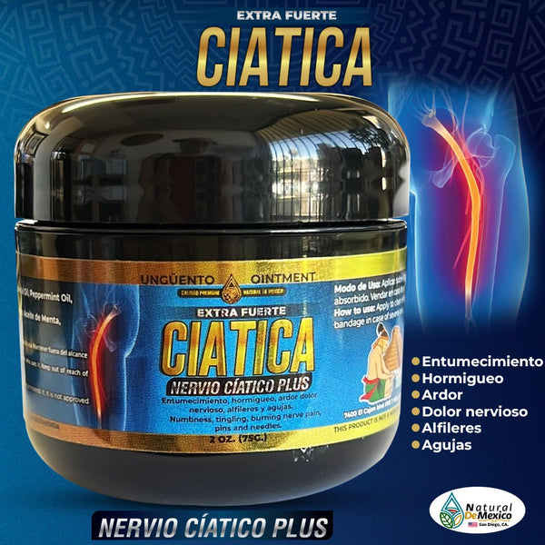 Unguento Ciatica Plus Nervio Ciatico 2 Oz