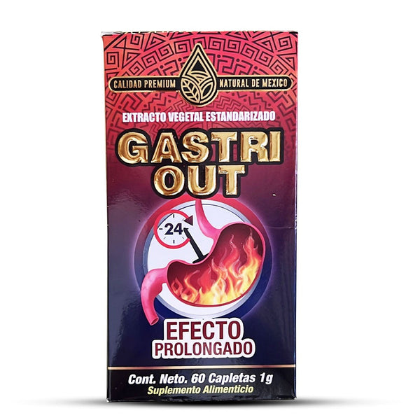 Gastri Out Suplemento Natural 60 Cápsulas Efecto Prolongado