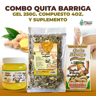 Combo Quita Barriga Gel Compuesto y Suplemento