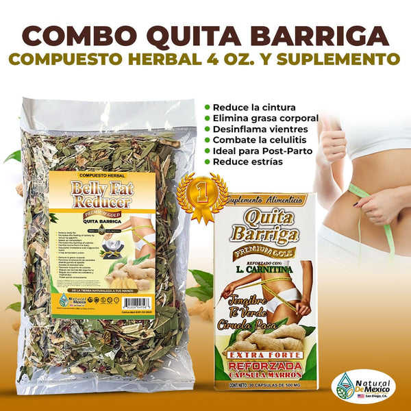 Combo Quita Barriga Compuesto y Suplemento