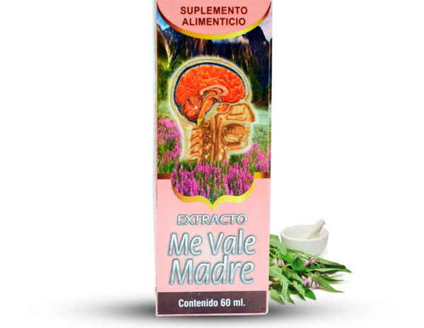 Gotas Me Vale Madre Relajante Natural Para el Sistema Nervioso 60 ml