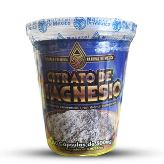 Citrato de Magnesio 150 Capsulas Ayuda a Regularizar Niveles de Azucar en la Sangre Ayuda a Presion Sanguinea