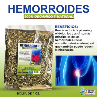 Compuesto Herbal Hemorroides Ayuda a Reducir Picazon y Sintomas Principales 4 Oz
