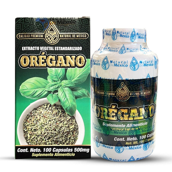 Suplemento Oregano 100 Capsulas Extracto Vegetal