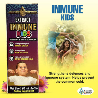 Extracto Inmune Kids Fortalece Defensas y Sistema Inmune 60ml.