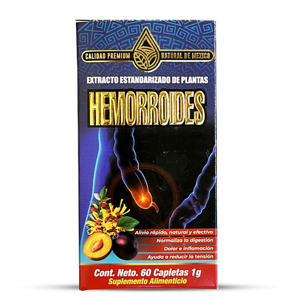 Suplemento Hemorroides Reduce Dolores Mejora Sistema Circulatorio 60 Capletas