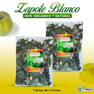 Hojas de Zapote Blanco Té 8 oz-227g. (2/4 oz) White Sapote