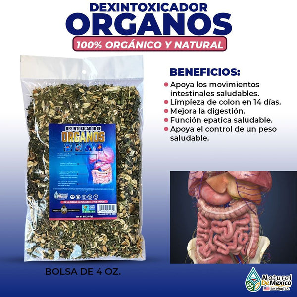 Herbal Organ Detoxifying Compound 4 Oz. 113 Gr. Improves Digestion