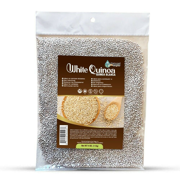 Quinoa Blanca Te Herbal 4 oz 113gr. Fibra Vegana 100% No Engorda, Colesterol