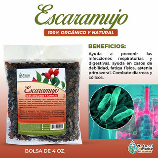 Escaramujo Herb Tea 4 oz. 113gr. Escaramujo Organico Infecciones Respiratorias