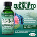 2 Aceites de Eucalipto y Ciprés Eucalyptus Oil 100% Natural Therapeutic Grade
