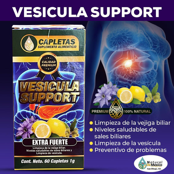 Vesicula Support Supplement 60 Caplets Gall Bladder Cleanse
